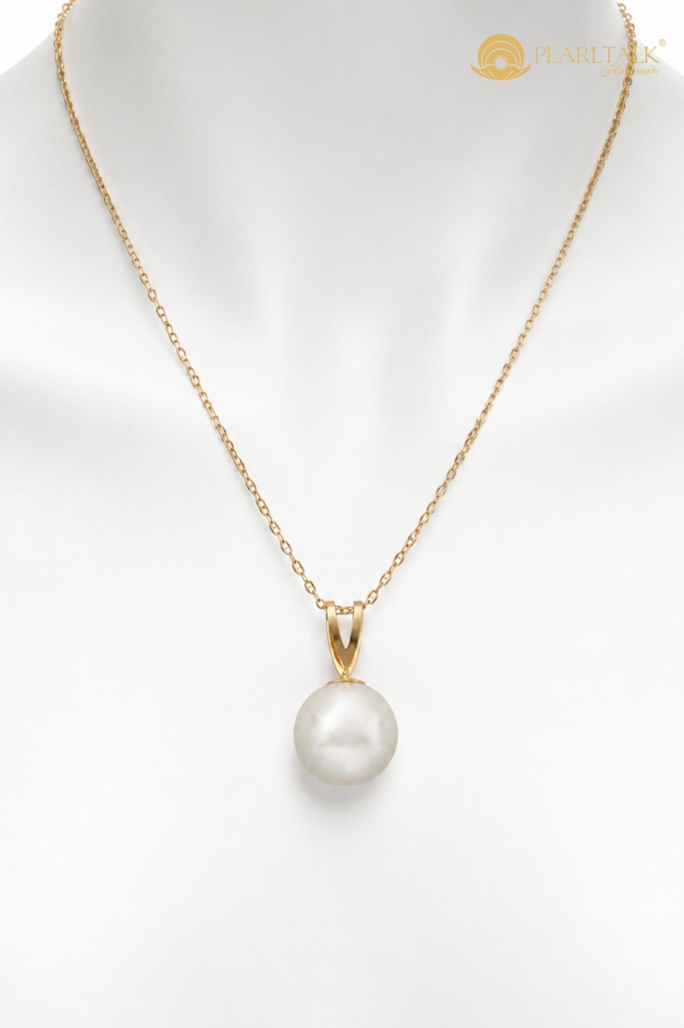 Mặt Dây Chuyền Ngọc Trai Vàng 18K 10mm